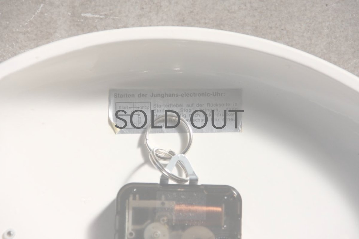 画像5: ヴィンテージ陶製|壁掛け時計|Junghans製|ユンハンス ドイツ|新品クロックムーブメント使用 (5)