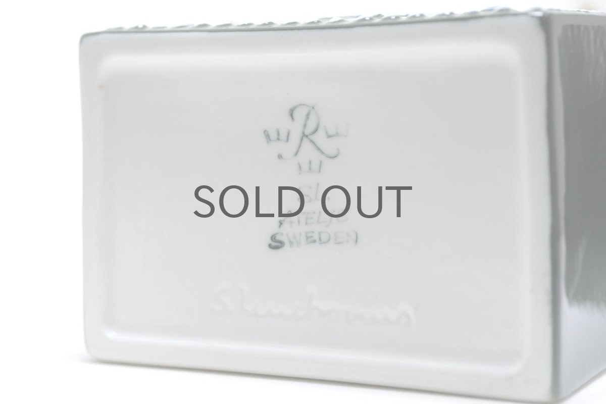 画像6: Rorstrand/ロールストランド/Sylvia Leuchovius/ シルヴィア・レウショブス/ 置き時計/小鳥/ダークグリーン (6)