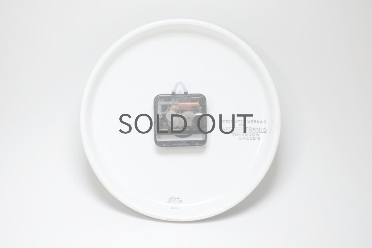 画像5: Rorstrand/ロールストランド/壁掛け時計/花＆数字/グリーン系 (5)