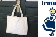 画像1: 北欧デンマーク　Irma イヤマ　洗えるショッピングバッグ　オーガニッックコットン１００％ (1)