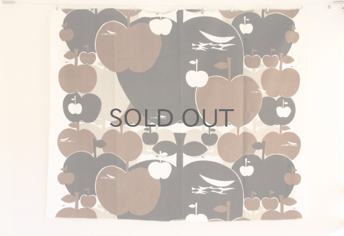 画像2: 北欧ヴィンテージファブリック  スウェーデン リンゴ (2)