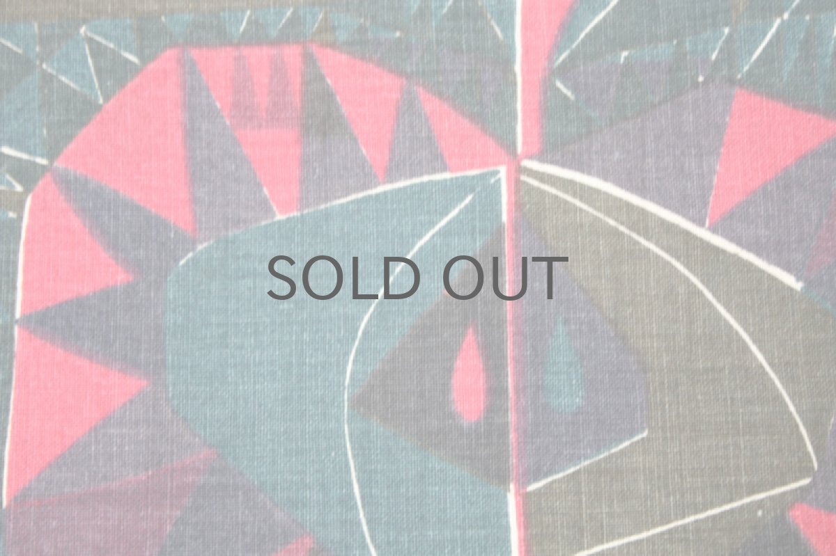 画像2: 北欧雑貨/スウェーデン製/ヴィンテージクロス　ランチョンマット　リンゴピンク (2)