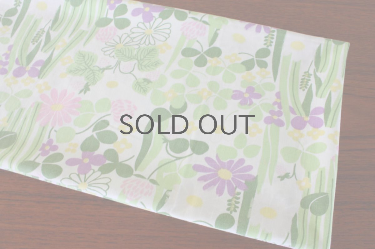 画像3: 北欧雑貨/スウェーデン製/ヴィンテージファブリック 野花 (3)