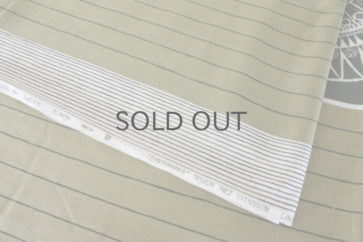 画像4: 北欧雑貨/スウェーデン製/BORÅSボロース(ボラス)社製/ヴィンテージファブリック オリーブグリーン (4)