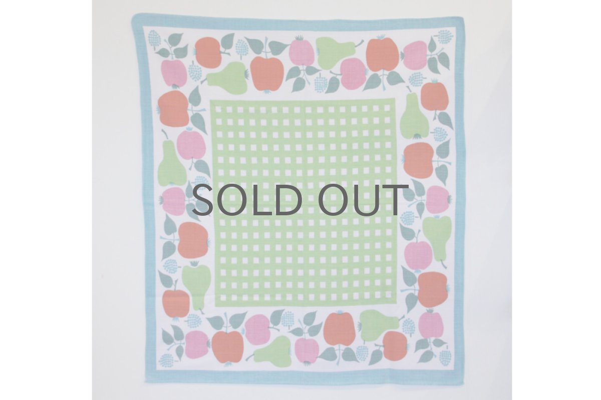 画像5: 北欧ヴィンテージファブリック  テーブルクロス フルーツ マルチカラー (5)