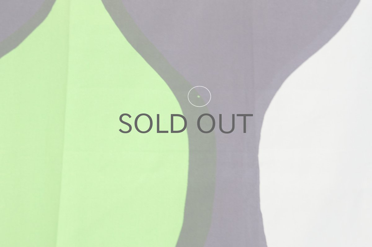 画像3: 北欧ヴィンテージファブリック　 マリメッコ　ブルー×グリーン (3)