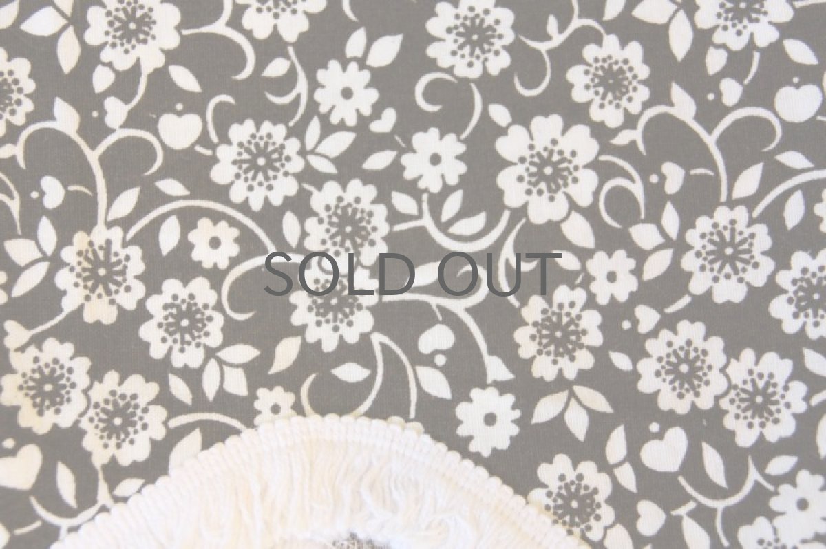 画像3: 北欧雑貨/スウェーデン製/ヴィンテージカフェカーテン 小花フリンジ (3)