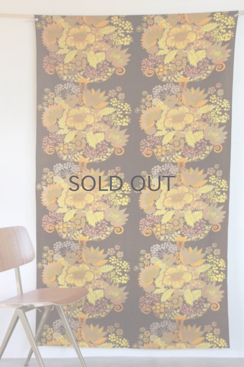 画像6: 北欧ビンテージファブリック/スウェーデン/ヴィンテージファブリック/BORAS /ボロス/ボラス社製/Pompeja/Märta Lena Bjerhagen/イエロー/No.2/200cm (6)