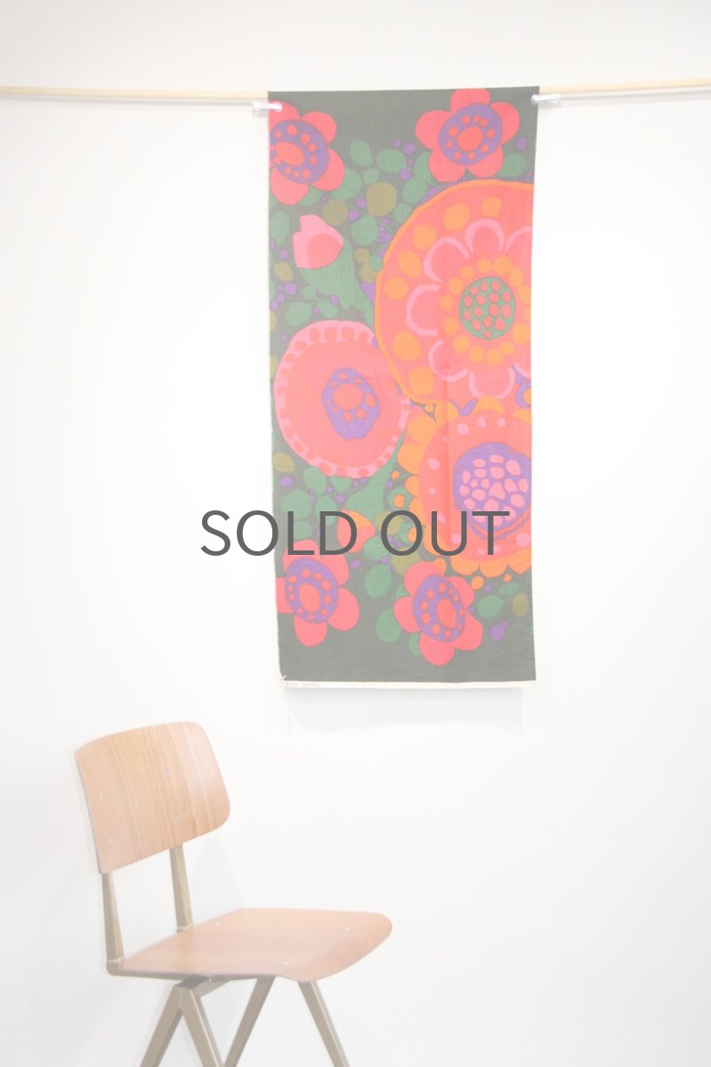 画像4: スウェーデン/ヴィンテージファブリック/BORAS /ボロス/ボラス社製/Ekerö/Saini Salonen/レッド/50cm (4)