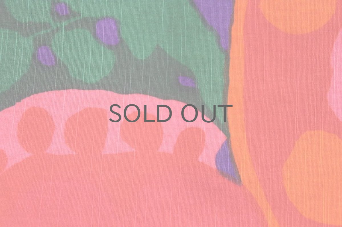 画像3: スウェーデン/ヴィンテージファブリック/BORAS /ボロス/ボラス社製/Ekerö/Saini Salonen/レッド/50cm (3)