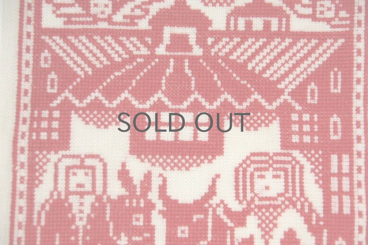 画像2: クリスマス北欧雑貨/スウェーデン/クリスマスクロスステッチ/ハンドメイド/1968年 (2)