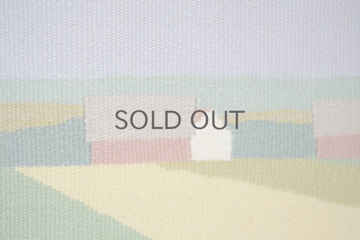 画像2: 北欧ビンテージ/スウェーデン/手織り/フレーム付き/No.2 (2)