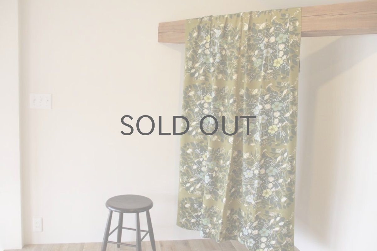 画像5: スウェーデン製/ヴィンテージファブリック BORAS ボロス社製 オリーブグリーン (5)