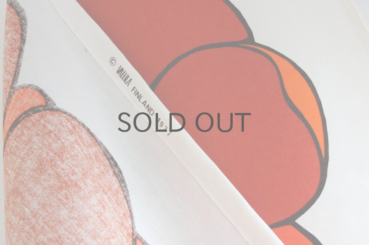 画像5: フィンランド製/ヴィンテージテキスタイル VALLILA1977年ポピー (5)