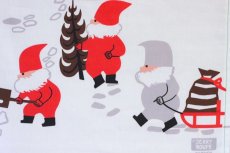 画像3: 北欧クリスマスタペストリー／ジェリー ロウプ／森のツリーハウス/新品 (3)