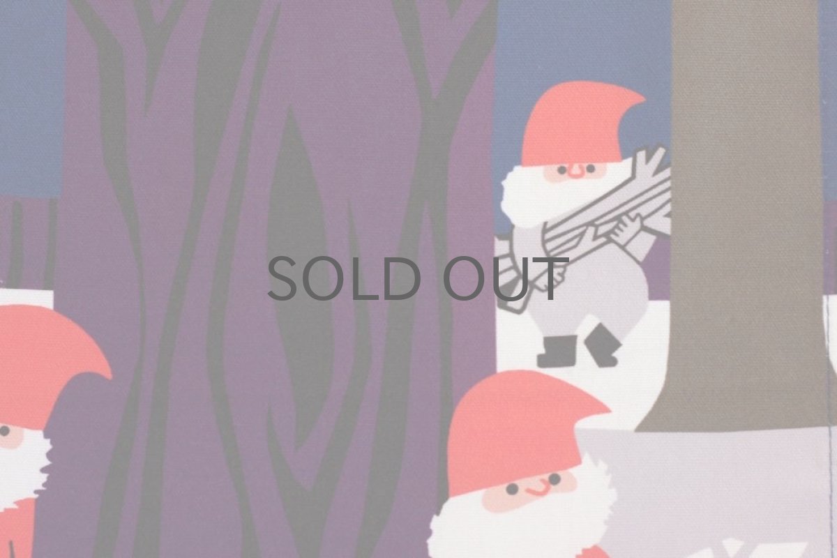 画像3: 北欧クリスマスタペストリー/ジェリー ロウプ/トムテ森のフィーカ/新品 (3)