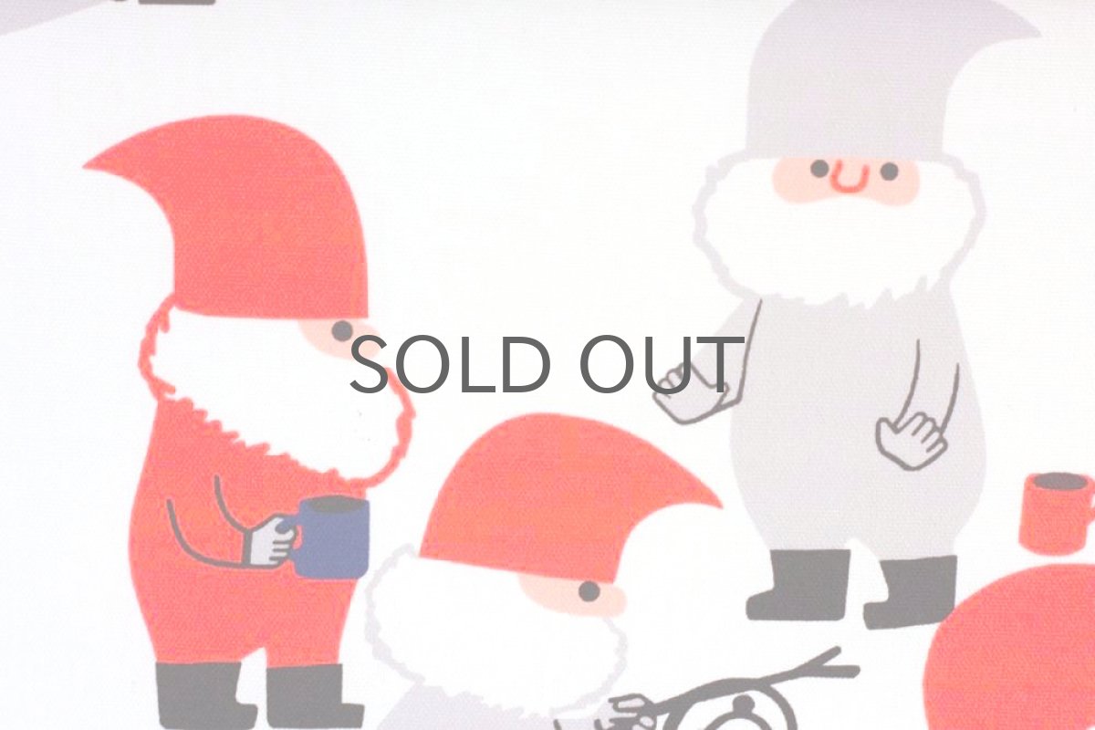 画像4: 北欧クリスマスタペストリー/ジェリー ロウプ/トムテ森のフィーカ/新品 (4)