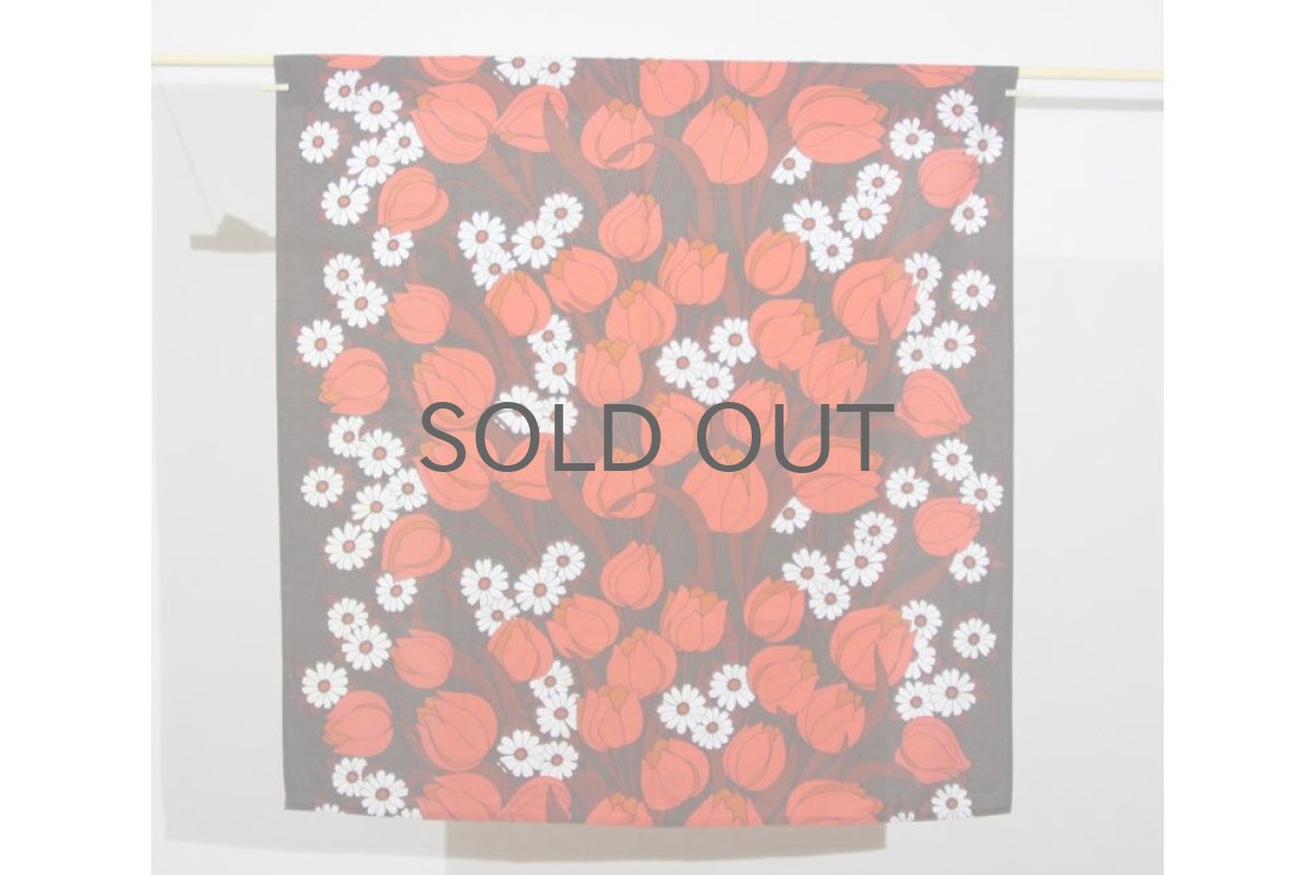 画像2: 北欧ヴィンテージファブリック スウェーデン チューリップ&デイジー (2)