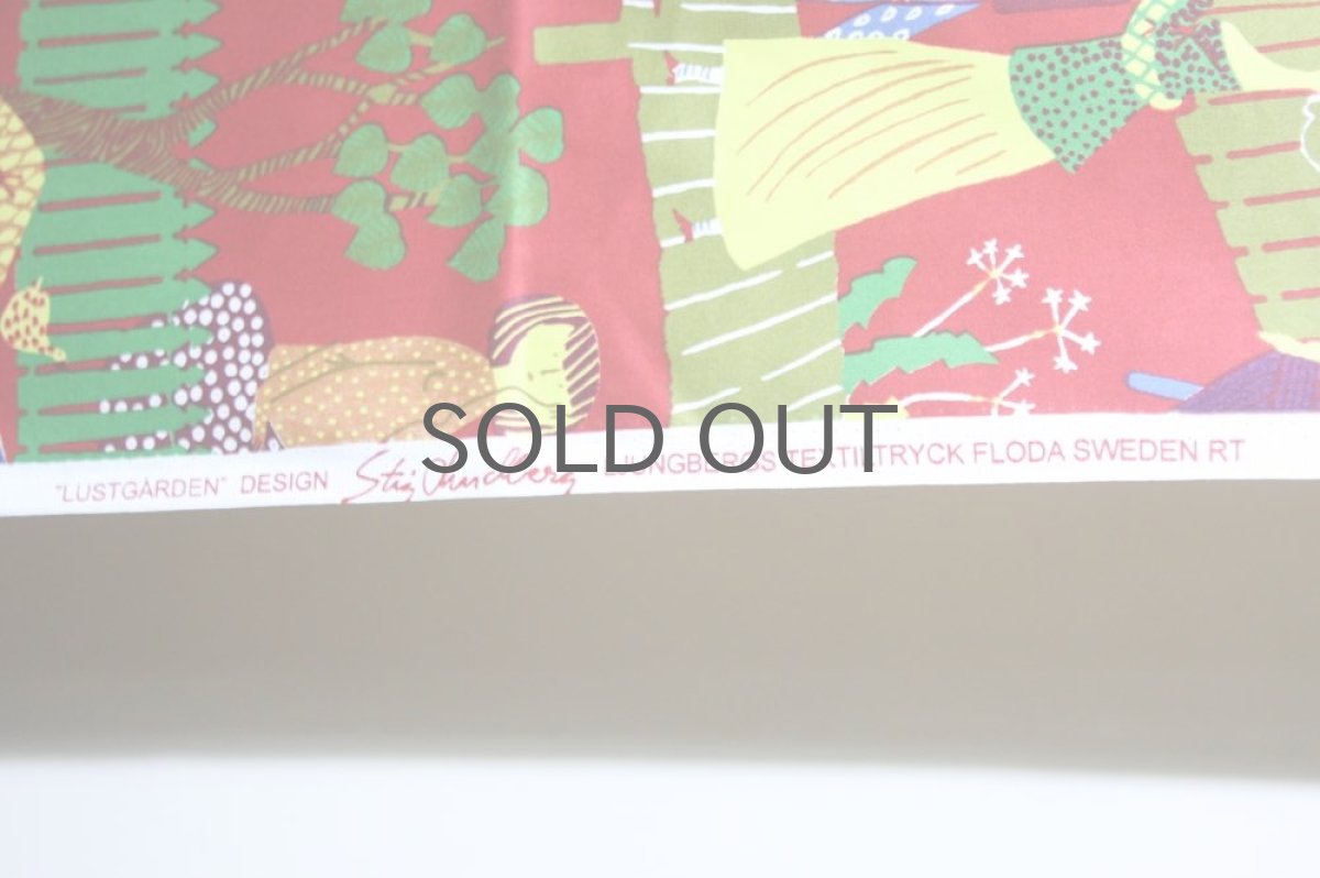 画像5: 北欧ファブリック/スウェーデン/Ljungbergs/LUSTGARDEN/最後の楽園/新品/100cm (5)