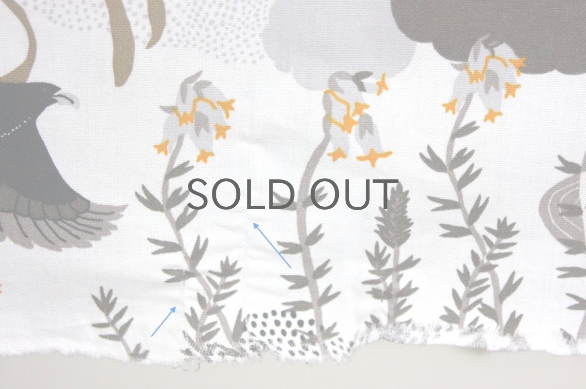 画像4: 北欧ヴィンテージファブリック スウェーデン ARVIDSSONS Mimers Brunファブリック (4)