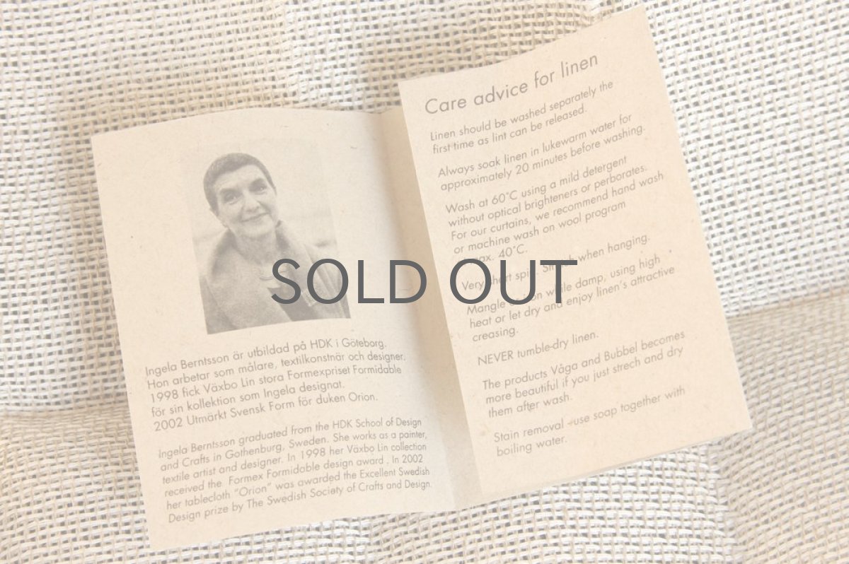 画像3: 北欧スウェーデンのリネン100% Vaxbo Lin ディッシュクロス グリーン 新品 (3)