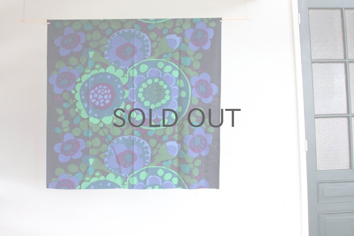 画像3: スウェーデン製/ヴィンテージファブリック/BORAS ボロス/ボラス社製 Ekerö Saini Salonen/グリーン (3)