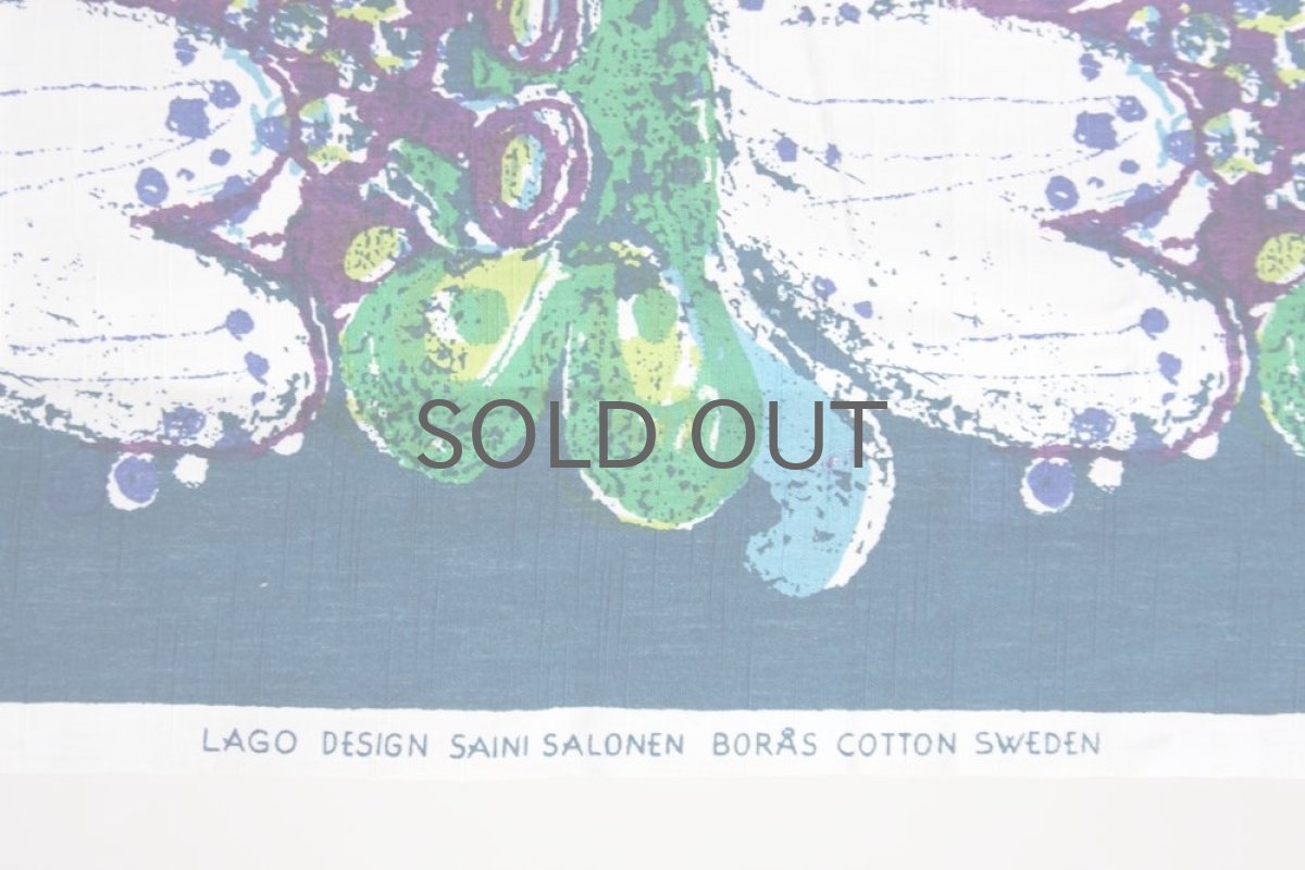 画像3: スウェーデン製/ヴィンテージファブリック　BORAS ボロス／ボラス社製LAGO  Saini Salonen 3連絵柄 (3)