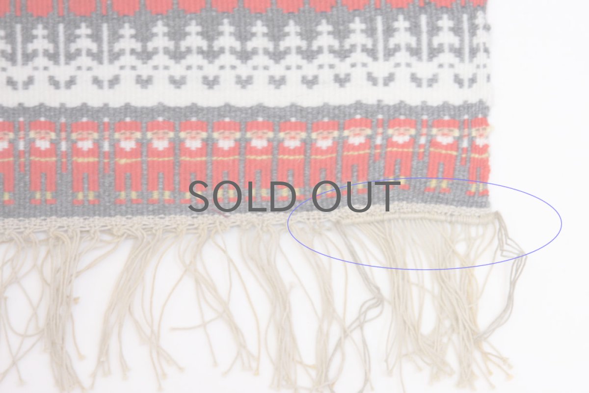 画像3: 北欧ヴィンテージ Gubbatacke織 スウェーデン製 ハンドメイド タペストリー クリスマス (3)
