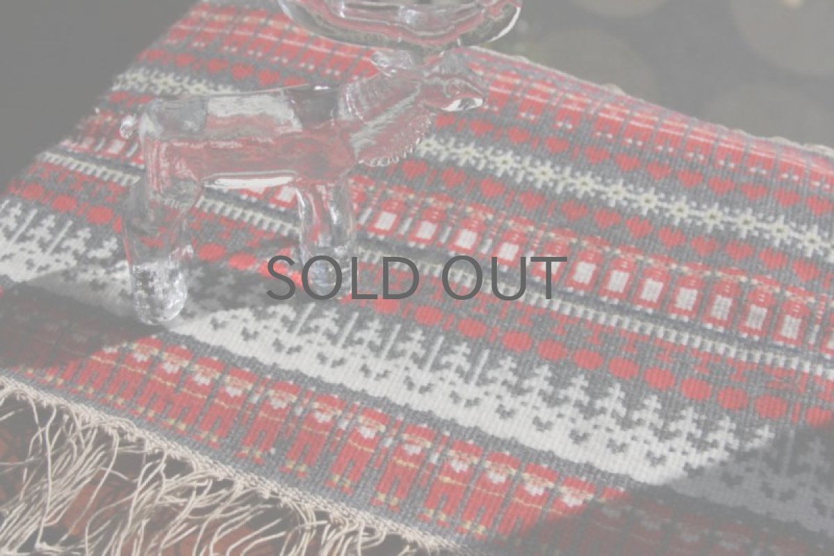 画像5: 北欧ヴィンテージ Gubbatacke織 スウェーデン製 ハンドメイド タペストリー クリスマス (5)