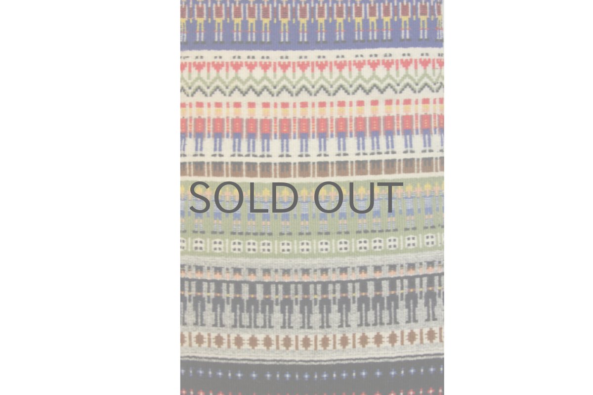 画像2: 北欧ヴィンテージ Gubbatacke織 スウェーデン製 ハンドメイド タペストリー 職業人 (2)