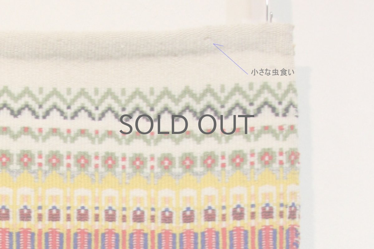 画像4: 北欧ヴィンテージ Gubbatacke織 スウェーデン製 ハンドメイド タペストリー 職業人 (4)