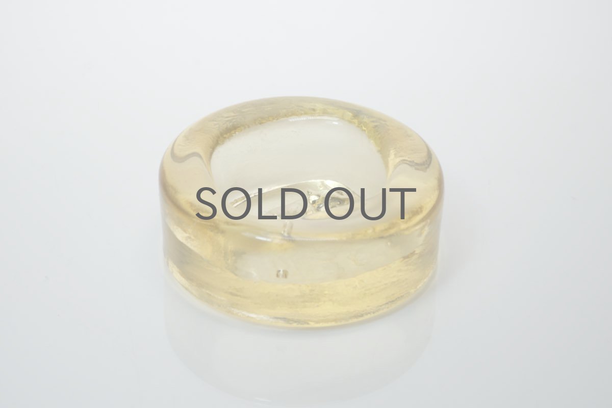 画像2: Erik Hoglund/エリックホグラン/ガラス/アッシュトレイ/レモンイエロー/ネコ (2)