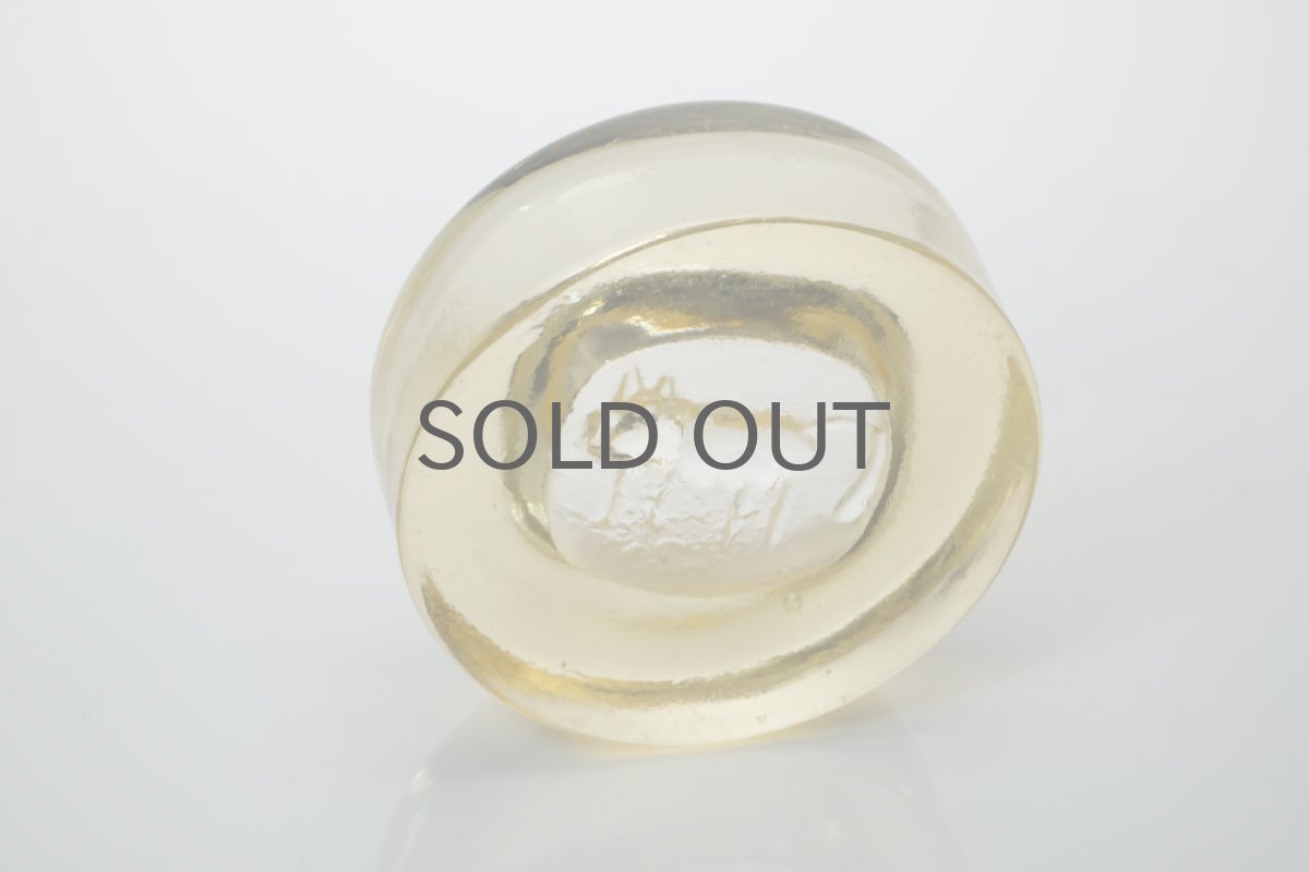 画像5: Erik Hoglund/エリックホグラン/ガラス/アッシュトレイ/レモンイエロー/ネコ (5)