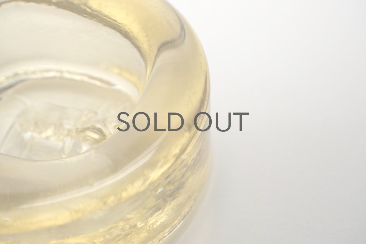 画像3: Erik Hoglund/エリックホグラン/ガラス/アッシュトレイ/レモンイエロー/ネコ (3)