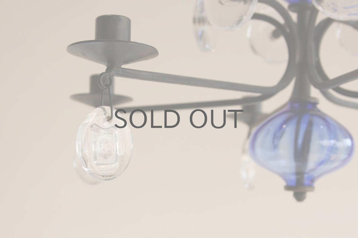 画像4: Erik Hoglundエリックホグラン BODA社製 ガラスキャンドル シャンデリア Lサイズ (4)