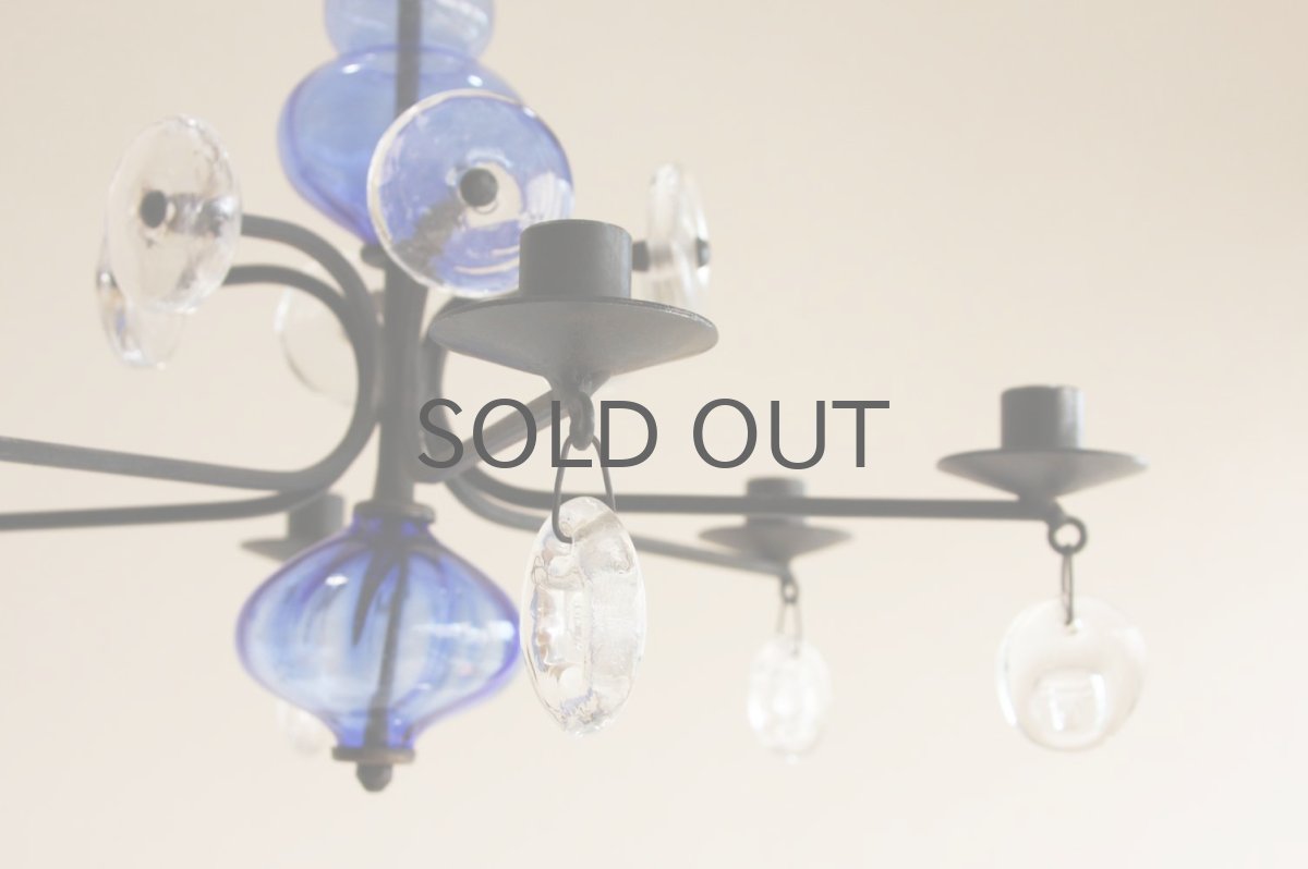 画像5: Erik Hoglundエリックホグラン BODA社製 ガラスキャンドル シャンデリア Lサイズ (5)