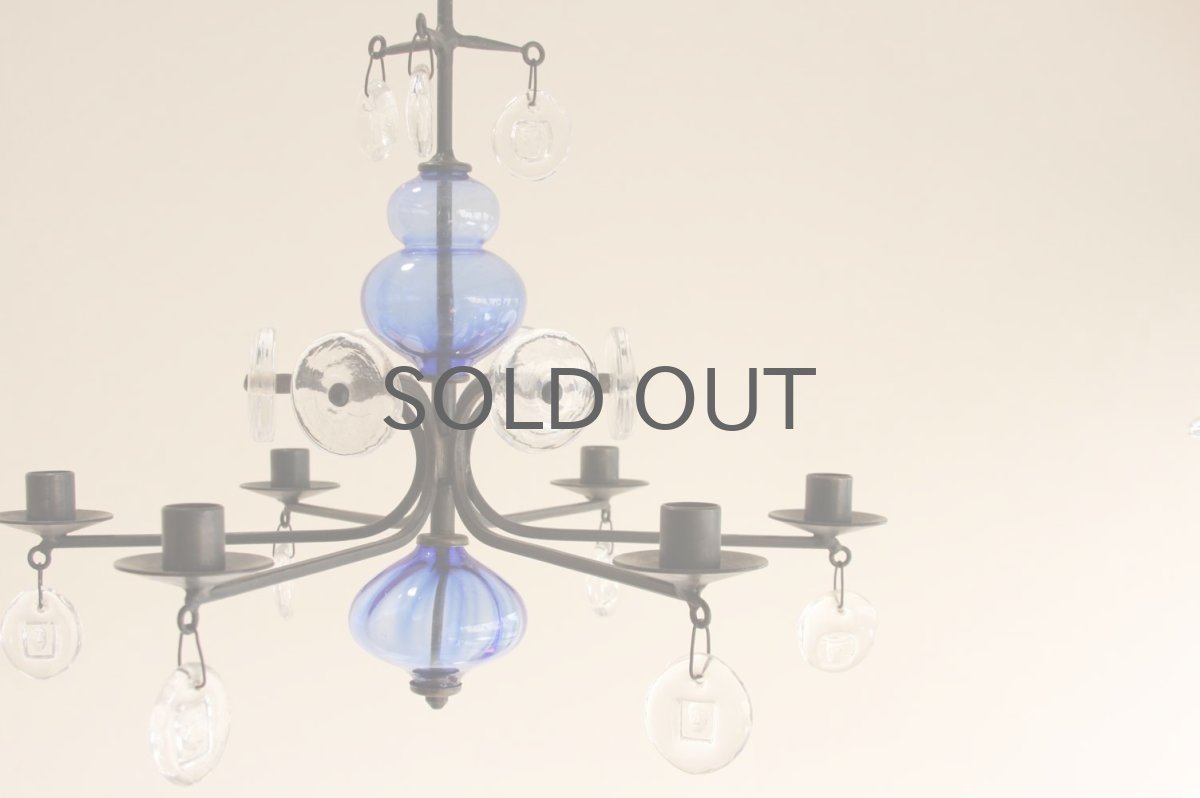 画像3: Erik Hoglundエリックホグラン BODA社製 ガラスキャンドル シャンデリア Lサイズ (3)