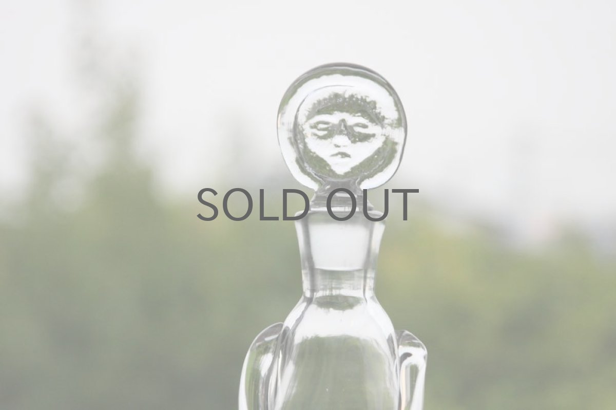 画像2: Erik Hoglund/エリックホグラン/ガラス/人型デキャンタ/クリア (2)