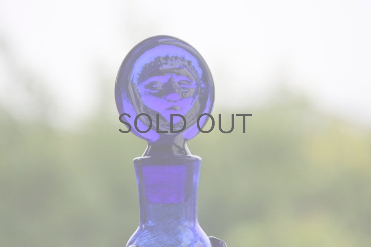 画像4: Erik Hoglundエリックホグラン  ガラス ひとがた デキャンタ ブルー (4)