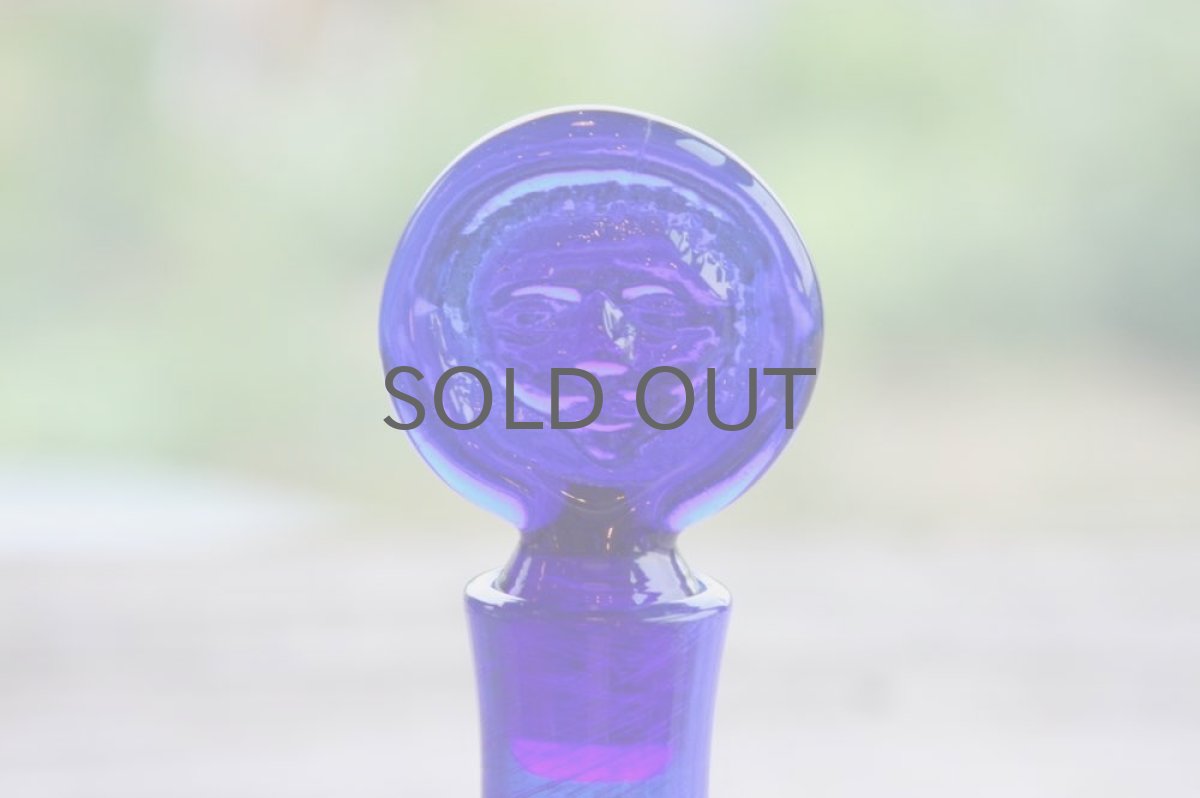 画像9: Erik Hoglundエリックホグラン  ガラス ひとがた デキャンタ ブルー (9)