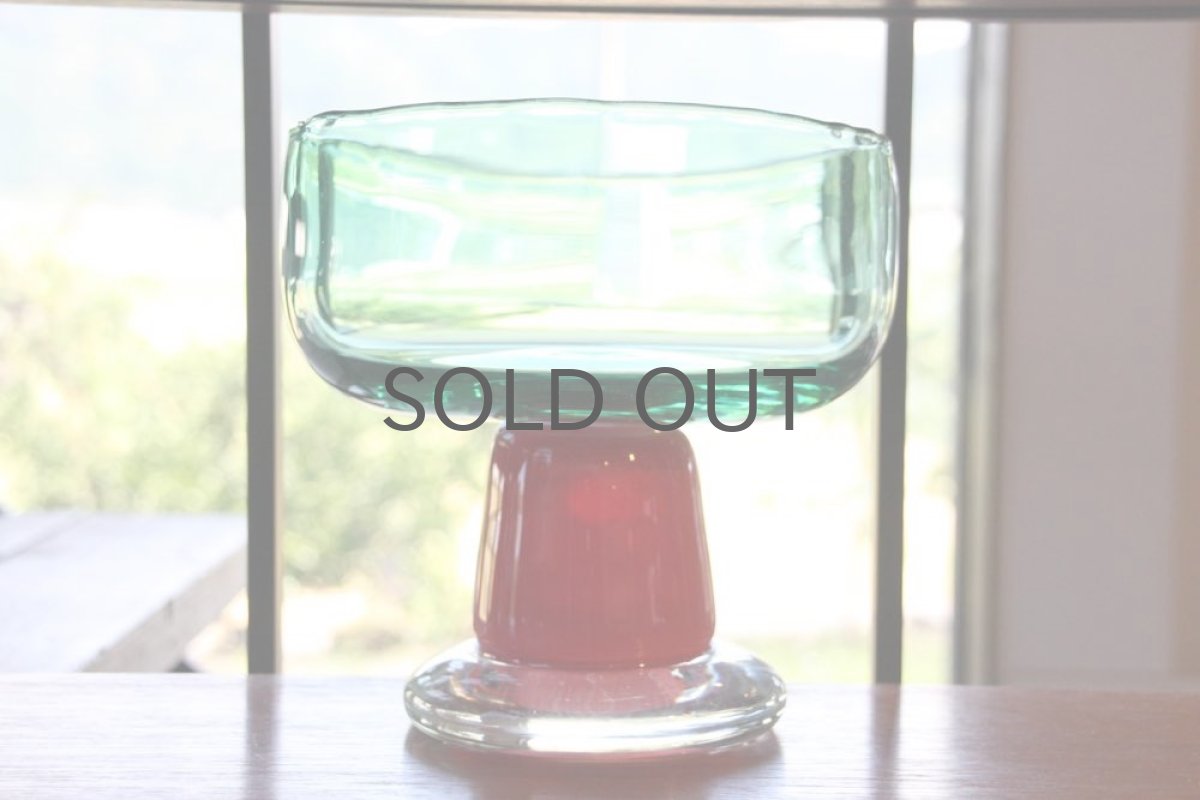 画像8: 値下げ/SALE/Erik Hoglund/エリックホグラン/ ラージゴブレット/レッド&グリーン (8)