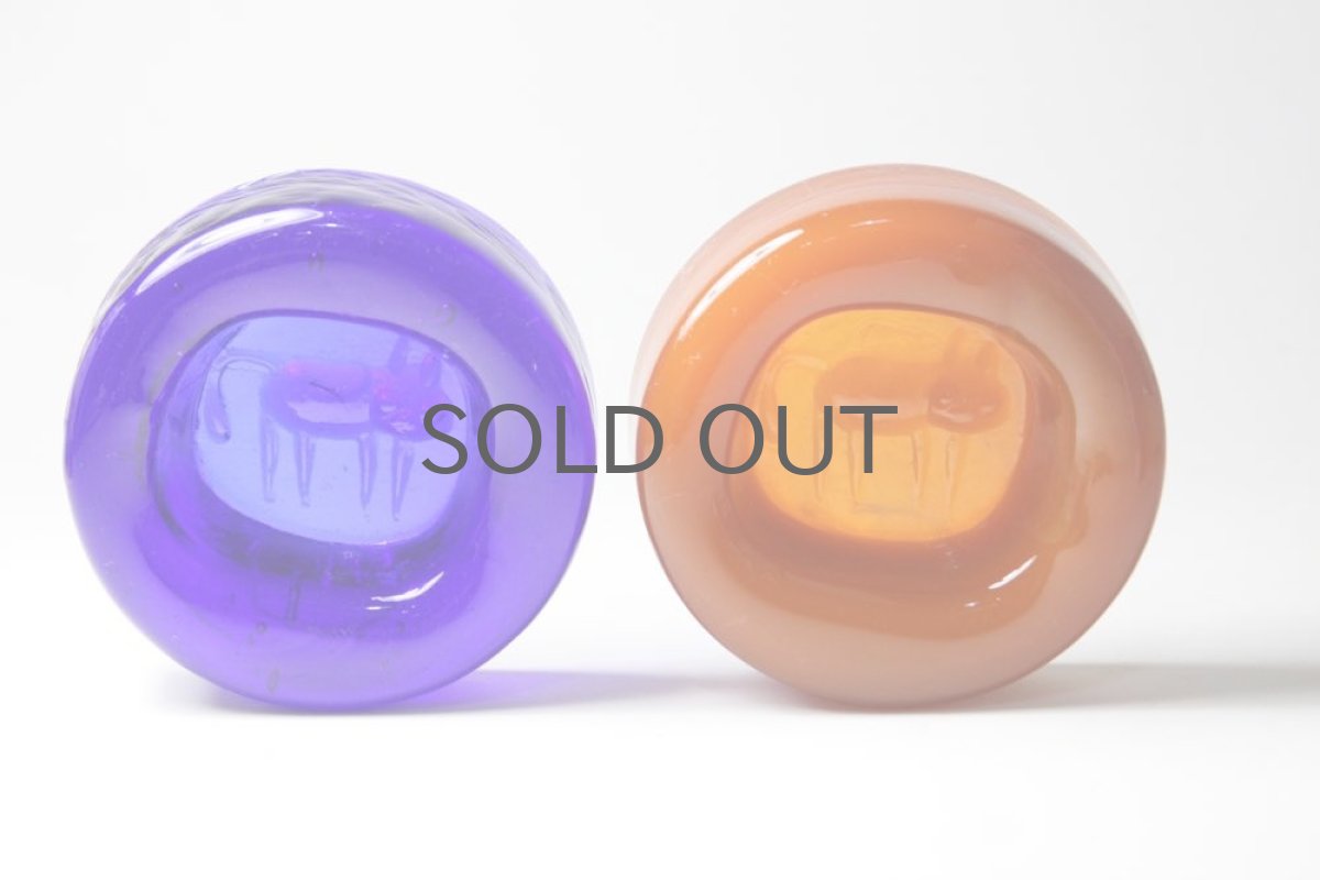 画像4: Erik Hoglund/エリックホグラン/ガラス/ネコのアッシュトレイ/Mサイズ オレンジ (4)