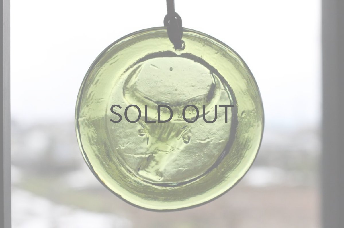 画像4: Erik Hoglundエリックホグラン  ガラス オーナメント グリーン バッファロー (4)