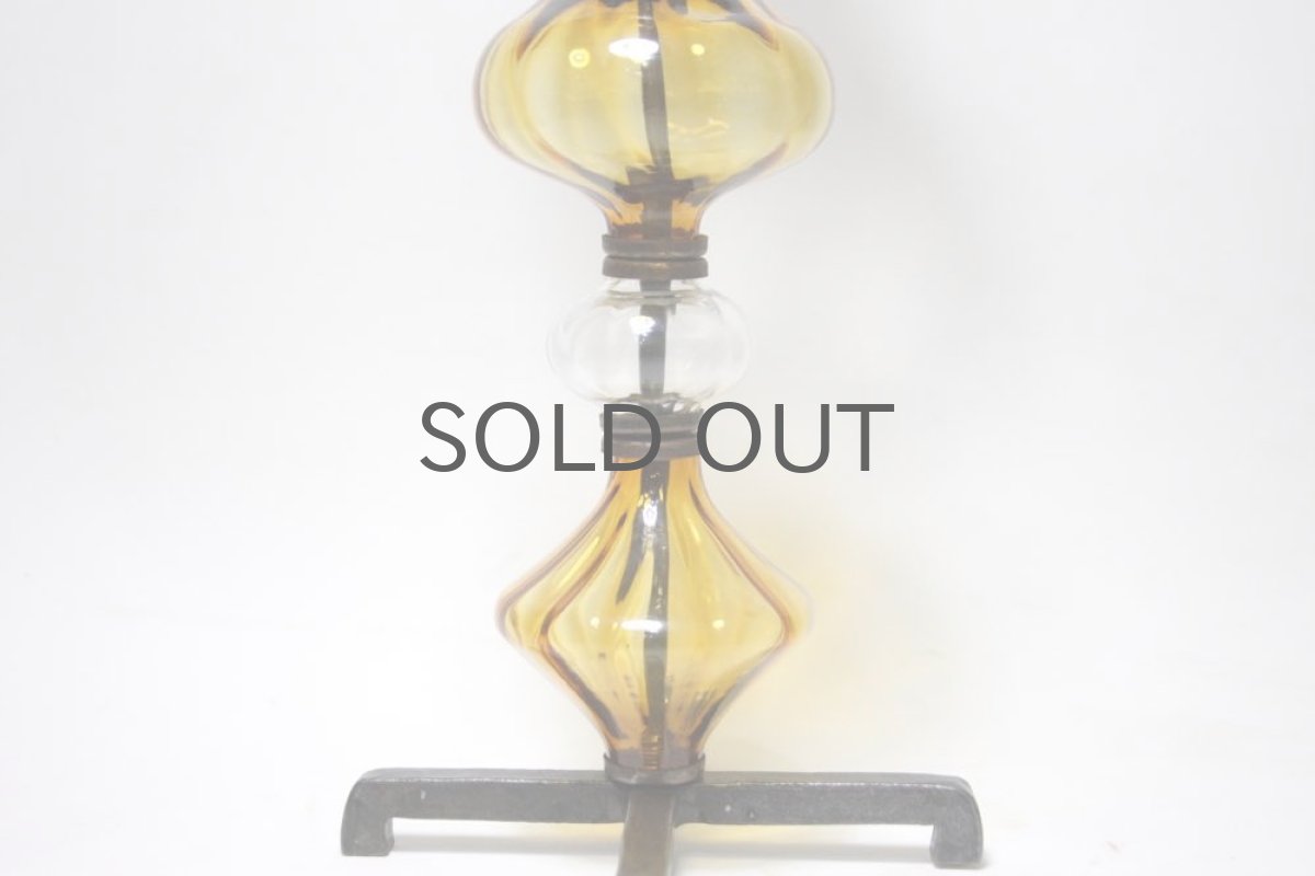 画像4: Erik Hoglund/エリックホグラン/BODA社製/ガラスキャンドルホルダー/4連アンバー (4)