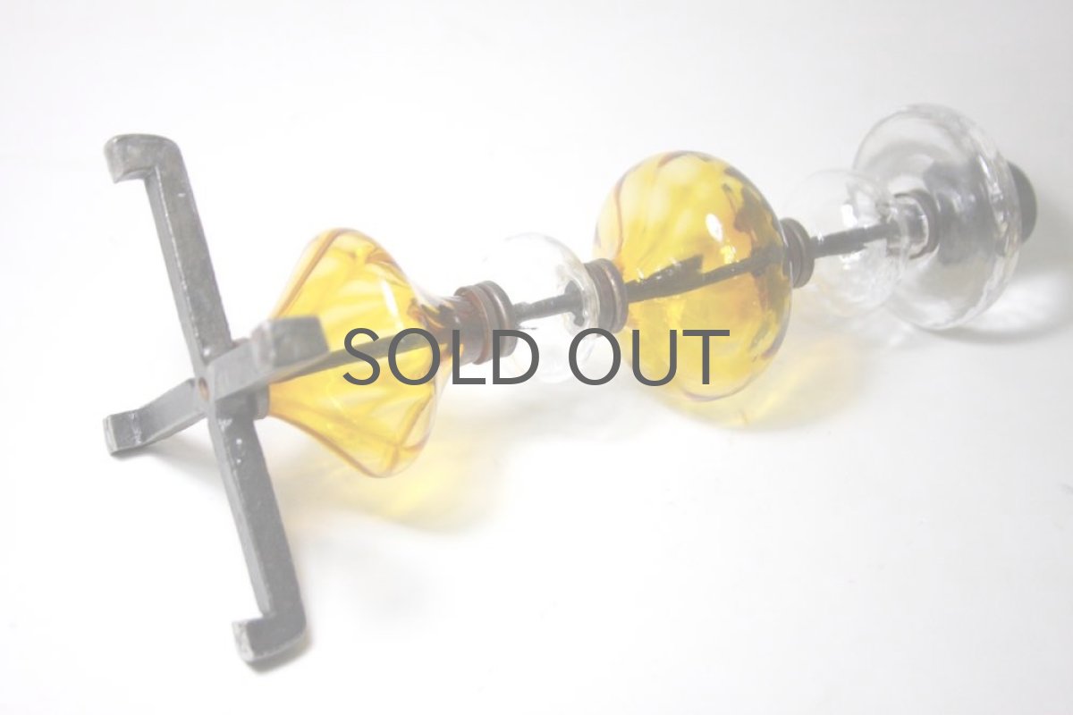 画像6: Erik Hoglund/エリックホグラン/BODA社製/ガラスキャンドルホルダー/4連アンバー (6)