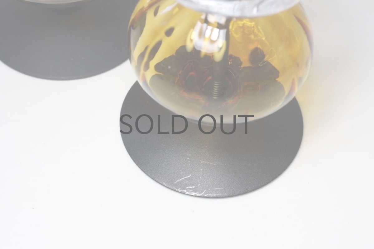 画像6: Erik Hoglund/エリックホグラン/BODA社製/ガラスキャンドルホルダー/アンバー Sサイズ/ No.1 (6)