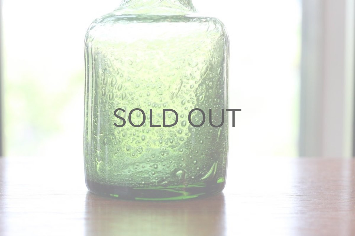 画像3: ErikHoglund/エリックホグラン/ 気泡入り/ボトル グリーン (3)