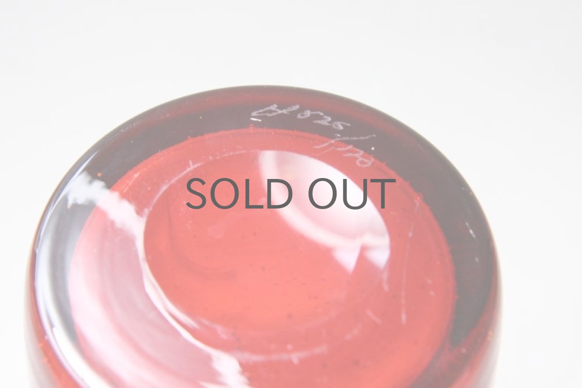 画像5: ErikHoglund/エリックホグラン/気泡入り/レッドボトル (5)