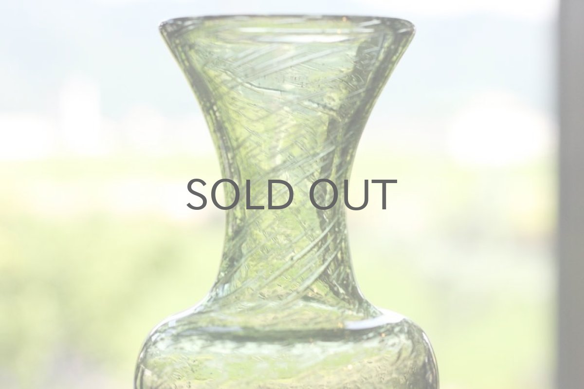 画像2: ErikHoglund/エリックホグラン/ 気泡入り/ボトル グリーン (2)