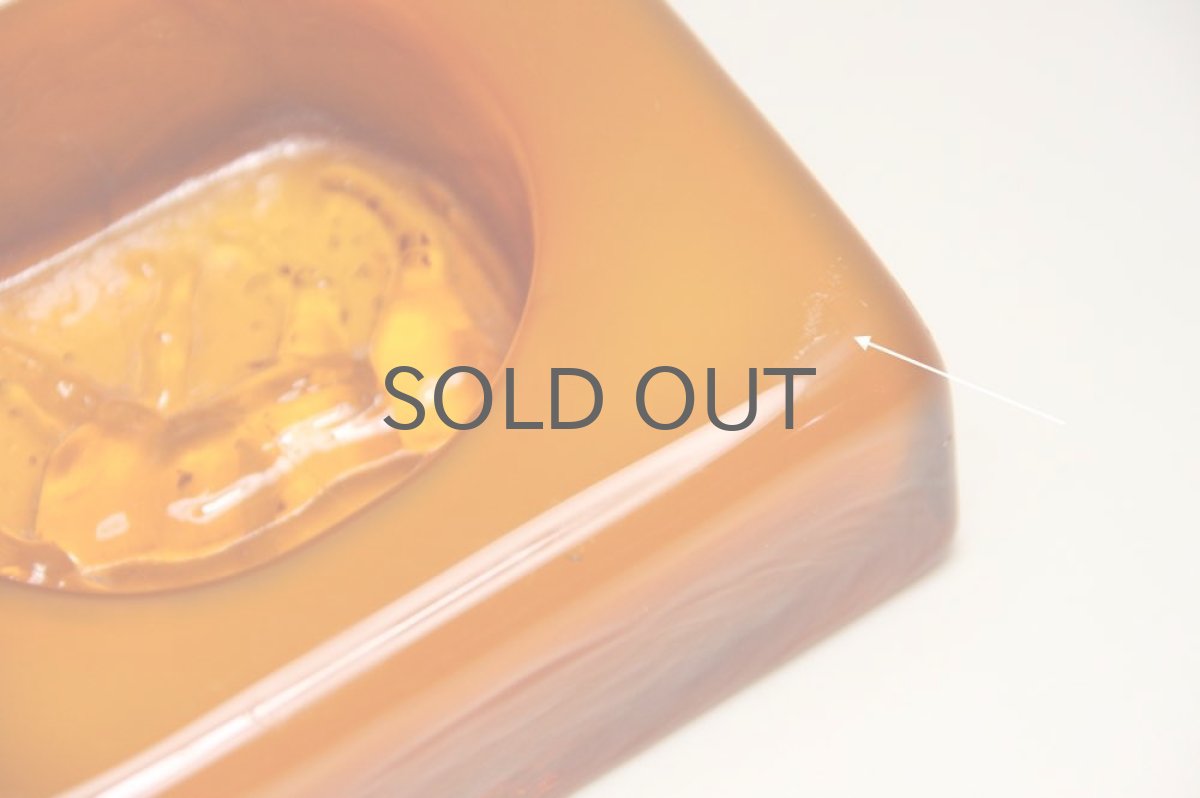 画像5: ErikHoglundエリックホグラン ガラス バッファロー オレンジ アッシュトレー (5)